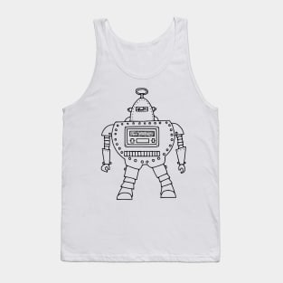 BOTTIE Super cute retro robot Tank Top